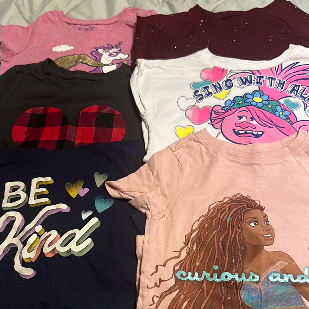 4t Toddler girl Shirt Bundle